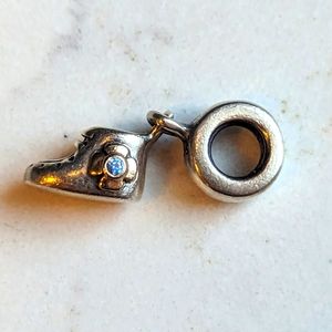 Pandora Baby Boy Shoe Dangling Charm
